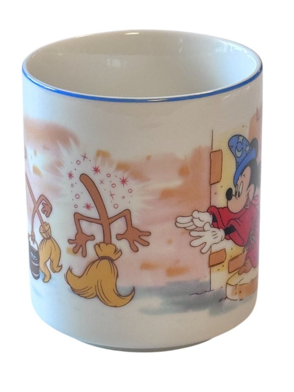 Vintage Disneyland Walt Disney World Sorcerer Mickey Fantasia Mug Japan - Picture 2 of 8
